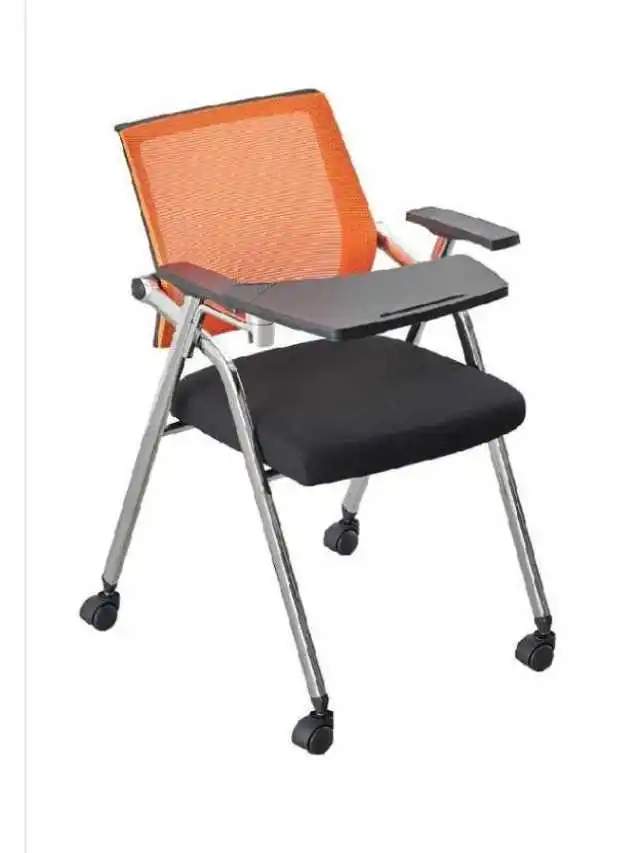 

Folding with writing board conference chair student table and chair one meeting room chair with table board training chair
