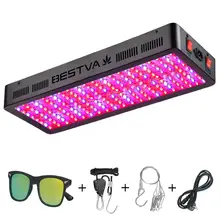 BESTVA, полный спектр, 2000 Вт, светодиодный светильник для выращивания растений, двойной переключатель для комнатных растений, светодиодный светильник для выращивания теплицы, цветов, овощей, светодиодный светильник s