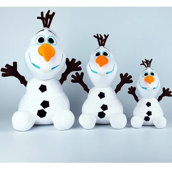 

20cm/30cm/45cm Snowman Olaf Plush Toys Stuffed Plush Dolls Kawaii Soft Stuffed Animals For Kids Christmas Gifts