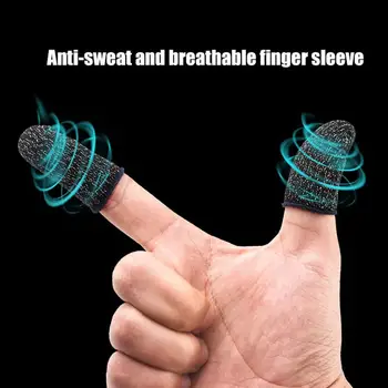 

Touch finger sleeve Breathable Non-Slip Mobile Phone Game Touch Screen Finger Sleeve Controller sweat-proof finger cot