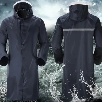 

Fashion Raincoat Thickened Waterproof Rain Coat Unisex Outdoor Travel Working Poncho Hooded Raincoat Camping Rainwear Suit