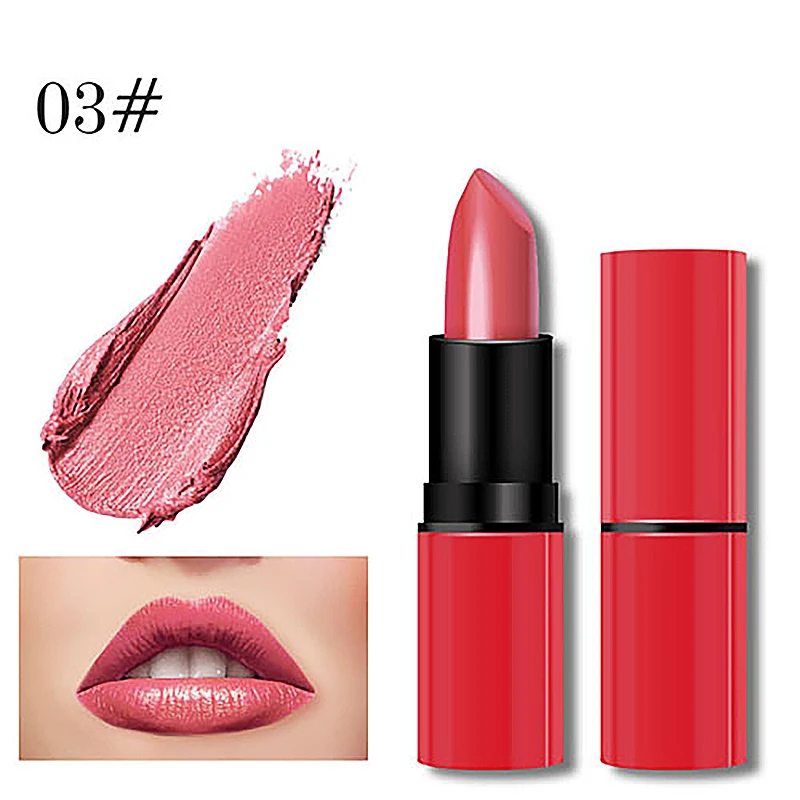Winter Moisturizing Matte Lipstick Waterproof Lips Moisturizing Easy To Wear Makeup Lip Sticks Gloss Cosmetic Makeup Gift
