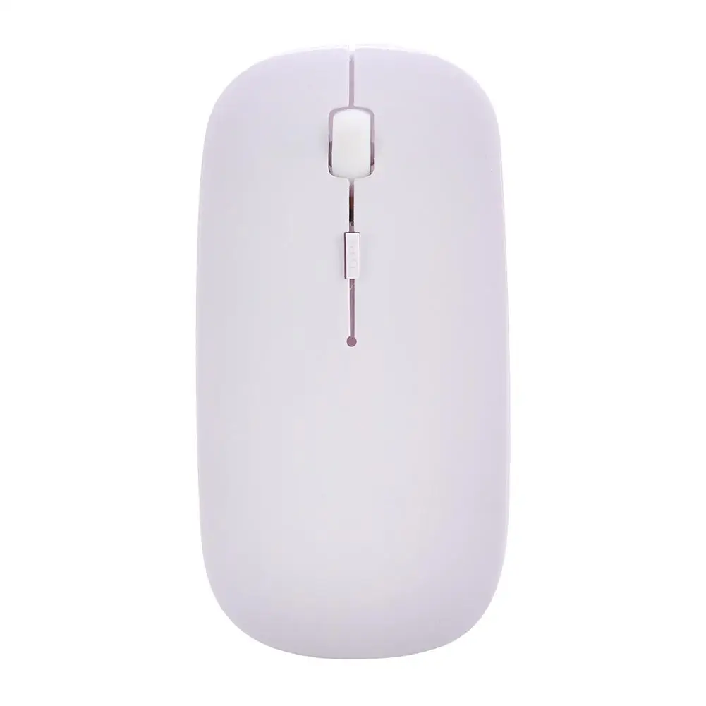 White 2,4G мини Портативная портативная компьютерная беспроводная четырехсторонняя роликовая игровая мышь Bluetooth офисная деловая мышь - Цвет: White