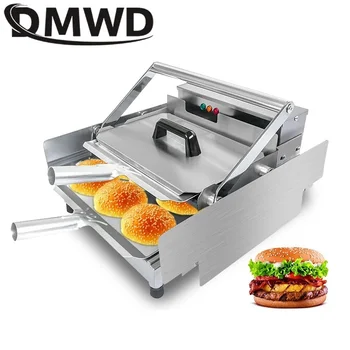Bake Burger Griddle Machine Steak Commercial Electric Hamburger Embryo Baking Oven Bread Grill Double Layers Sandwich Toaster