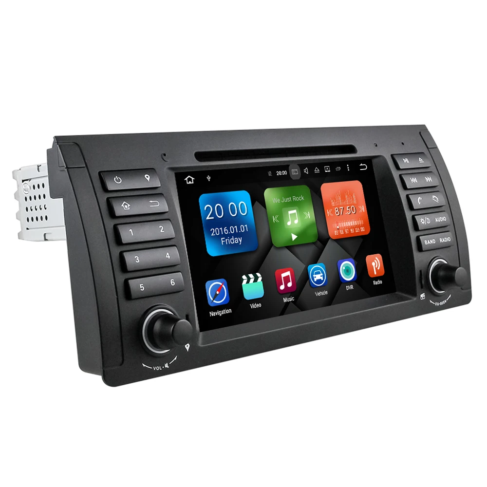 Автомагнитола Eunavi 1 din Android 9 0 DVD gps навигация стерео для BMW E53 E39 X5 1din мультимедиа