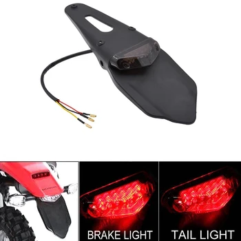 

DHBH-Universal Motorcycle Front Fender LED Tail Light Rear Fender Splash Guard