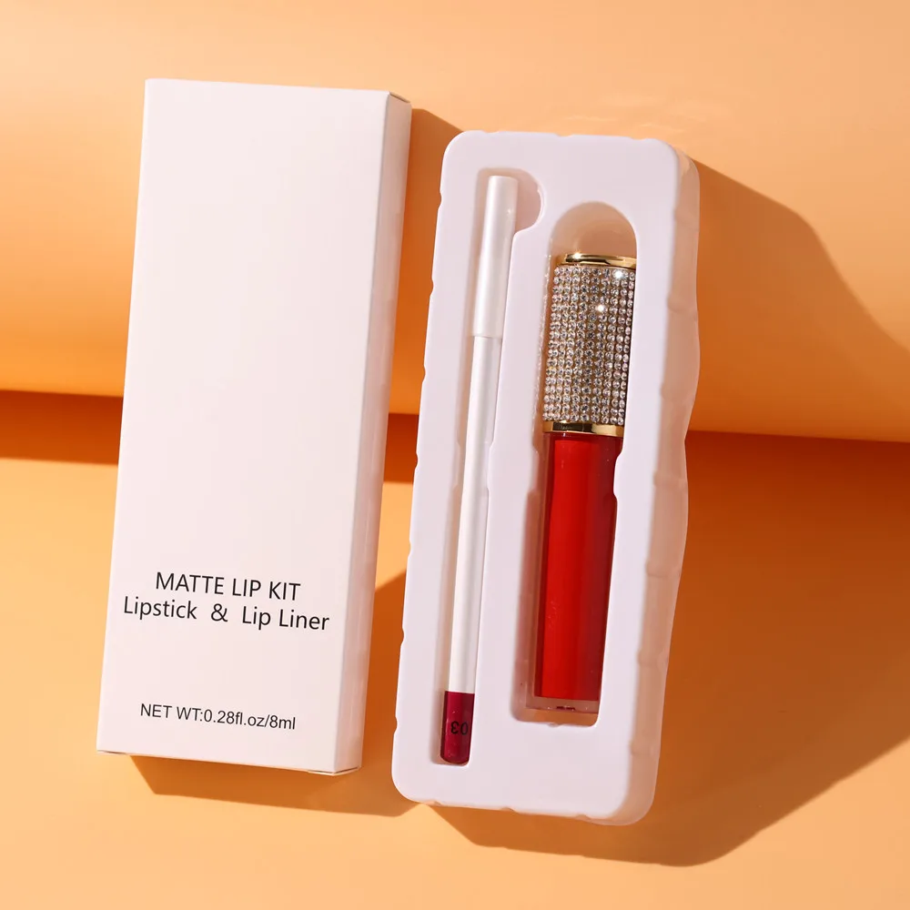 Private Label Lip Liner Pencil Lipstick Set Wholesale Matte Liquid