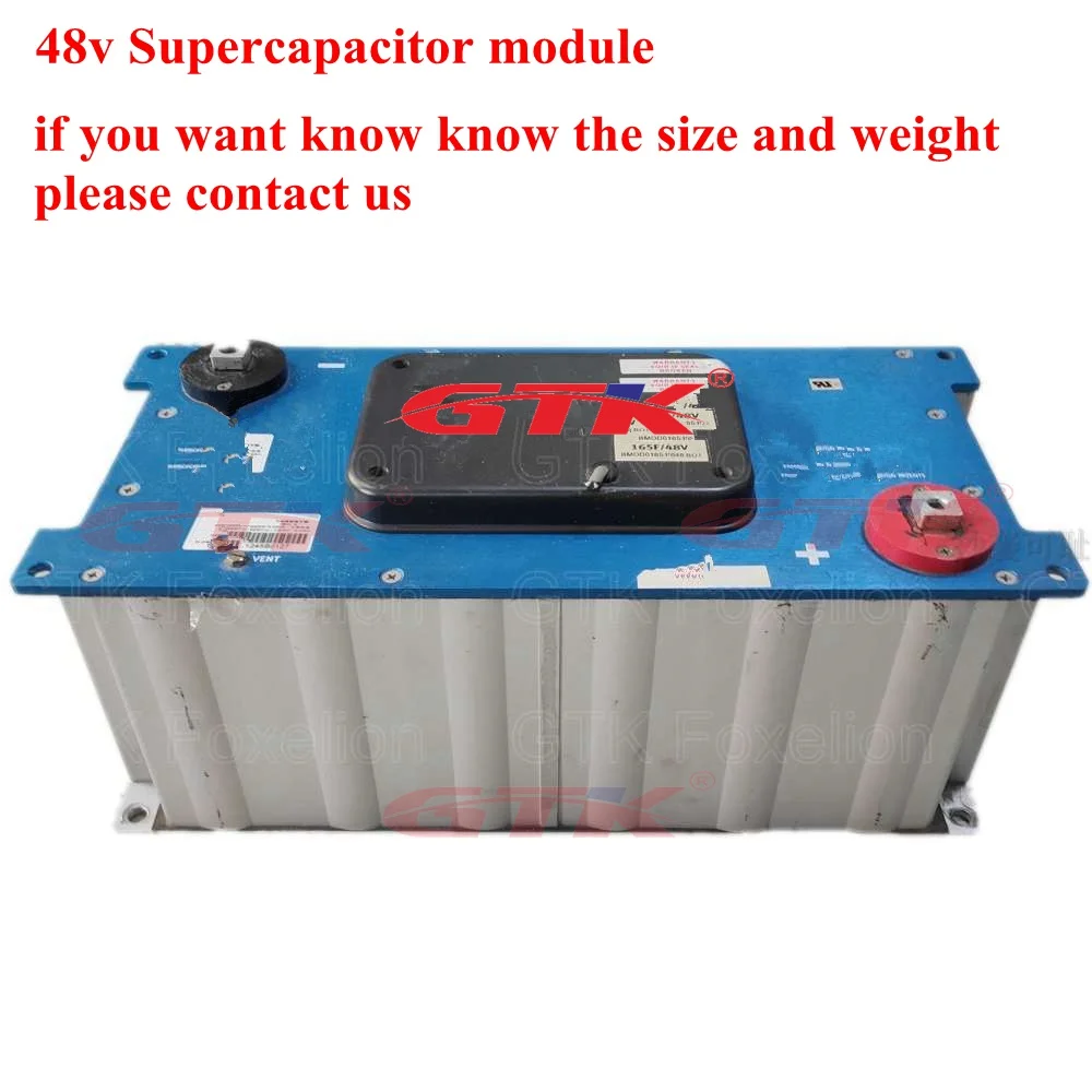 

Foxelion 48V 165F 18 2.7V 3000F 6 16V 500F hybrid car super capacitor Farad Module car battery Start Power Motor