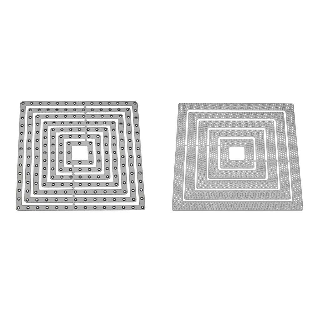  Multi-standard Square Border Metal Cutting Dies Invitation Card Greeting Card DIY Decoration Knife  - 4000074428719