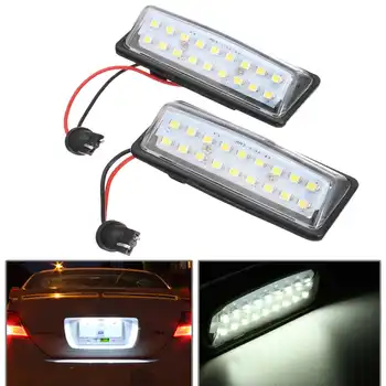 

2X LED Number License Plate Light for Nissan TEANA J31 J32 Maxima Cefiro Altima Rogue Sentra Murano Pathfinder Quest Versa Note