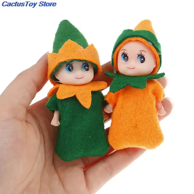 1Pc Halloween Christmas Doll Baby Elves Dolls Movable Arm Leg Elf Doll Dollhouse Toy 6
