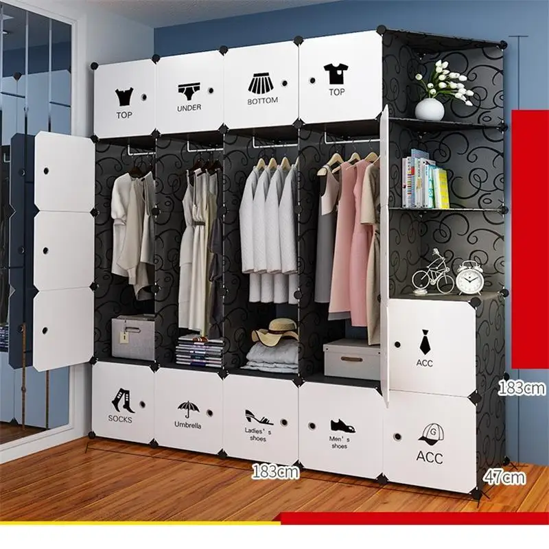 MODEL T Yatak Odasi Szafa Mobile Per La Casa Armario mobiliya шкаф мебель для спальни Guarda Roupa Mueble De Dormitorio гардероб - Цвет: MODEL T