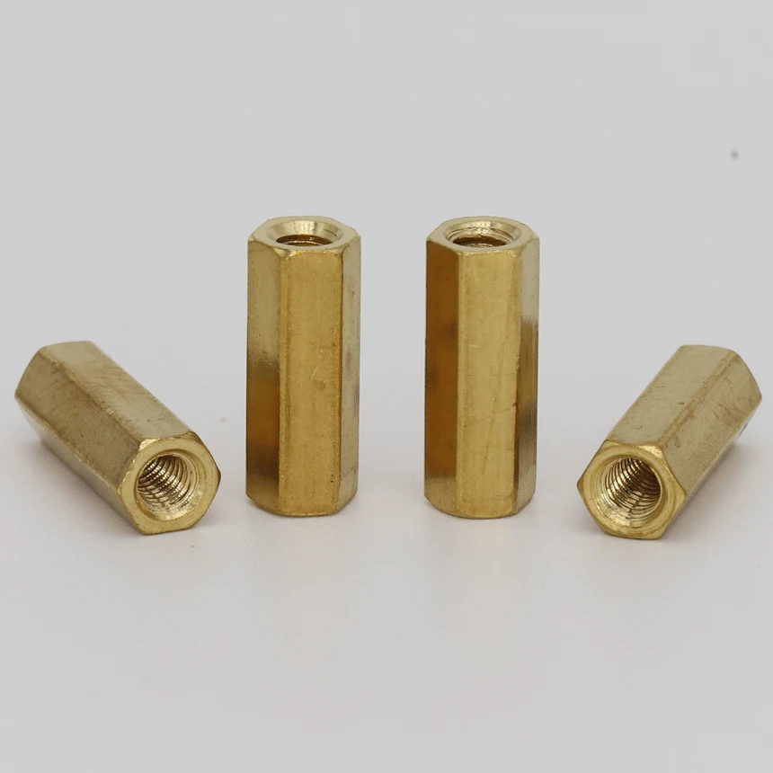 4 trozo de placas espaciadores hexmutter spacer Hex Nut Brass m3 4-20mm metal
