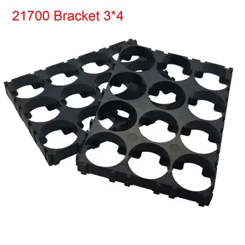 

2Pcs 21700 3*4 Battery Holder Bracket Cylindrical Battery Holder For 21700 Lithium Ion Battery Pack