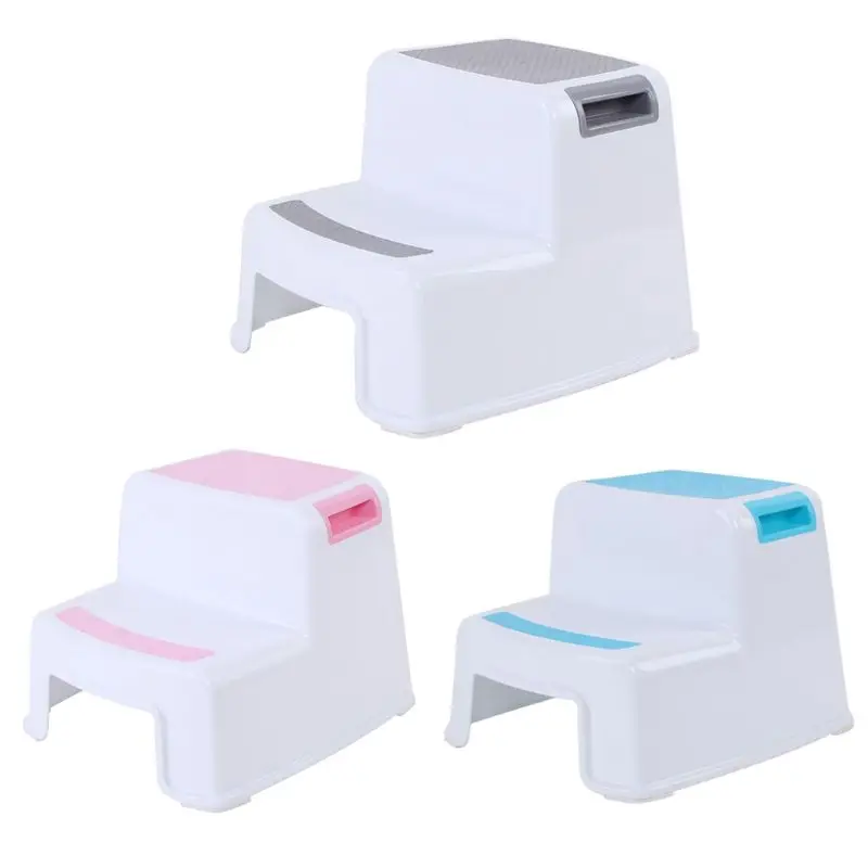 

Multifunctional Children Toilet Pedestal Stool Bathroom Plastic Thick Step Stool High reliability, non-slip PP plastic