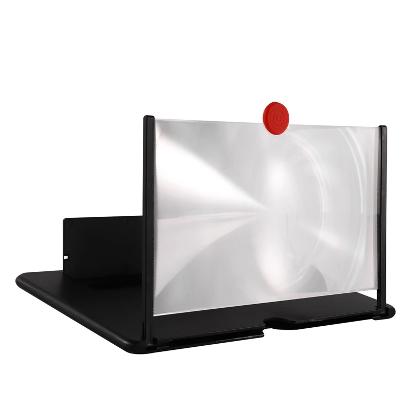 12 Inch Mobile Phone Sn Amplifier HD 3D Video Amplifier Pull Out Lazy Bracket for Iphone Sumsang Xiaomi Watching Movie Vide