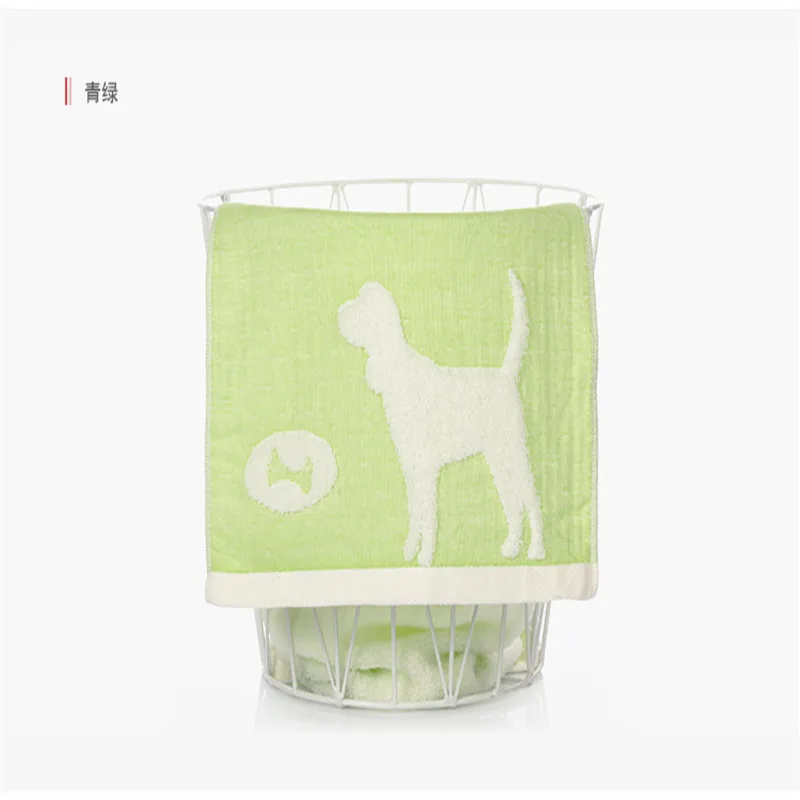 Green Face Towels Cotton Fabric For Adults Bathroom Hand Towels Lace Border High Absorbent Toallas Mano New Gift - Цвет: Green