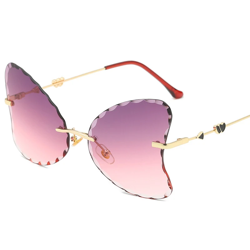 Горячие SHEN NUO 6 серии женщин сердце роскошный бренд ray bann очки для вождения merrys feminino modis zonnebril солнцезащитные очки - Цвет линз: Фиолетовый