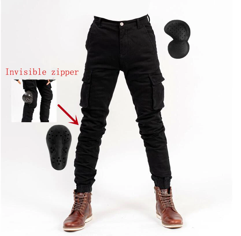

UBS06 New 2019 Komine PANTS motorcycle spring and autumn overalls men's trousers men's straight loose beam with protective gear
