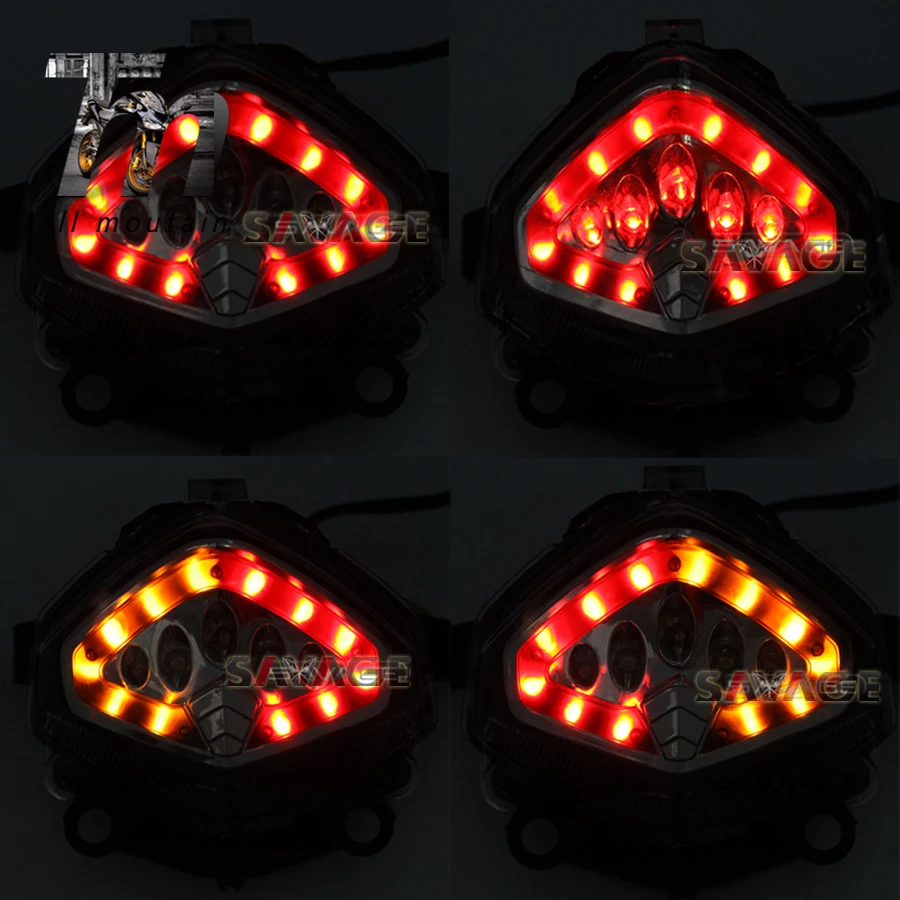 Светодиодный задний тормозной светильник поворотник для HONDA CB500F CBR500R CB500X CB400X CBR400R 2013- 14 мотоцикл интегрированный мигалка лампа