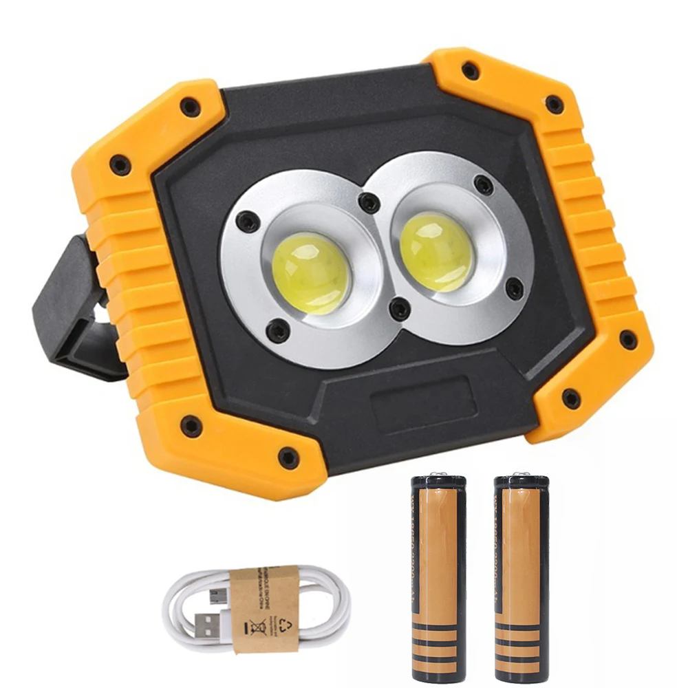 

COB Work Light With Battery Rechargeable LED Work light LED Camping Lamp Waterproof Outdoor Emergency Lamp LED USB D30