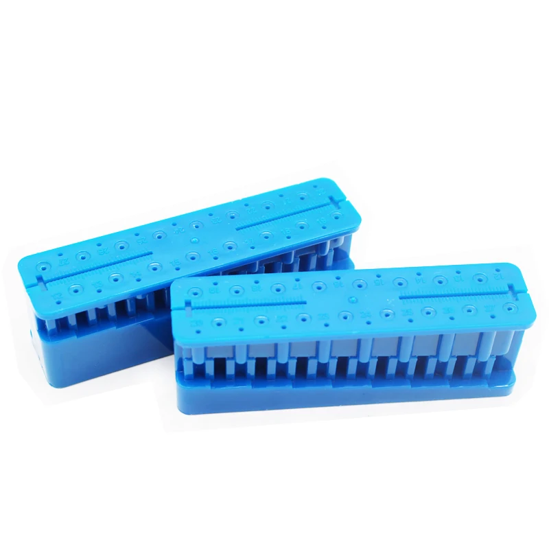 2Pcs Endodontic Ruler Dental Mini Endo Measuring Autoclavable Endodontic Block Files Dentist Instrument Ruler Equipment Products