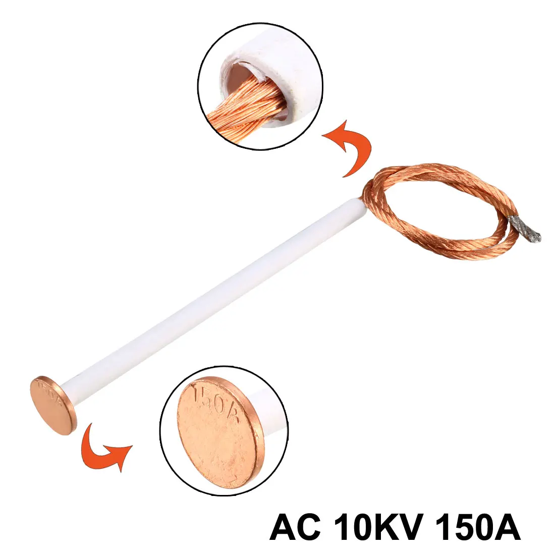 Uxcell 1 шт. AC 10KV10-150 T Тип предохранитель провода защитное устройство от высокого напряжения откидывающийся плавкий предохранитель для защиты от перегрузки и короткого замыкания