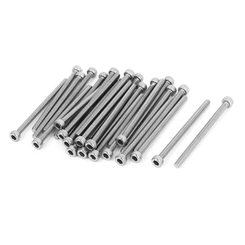 

M3x45mm 0.5mm Pitch Bolts Socket Cap Head Hex Key Screws 30pcs