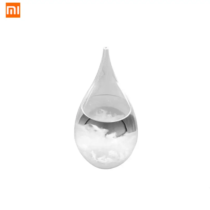 

Xiaomi mijia Transparent Droplet Storm Glass Water Drop Weather Storm Forecast Predictor Monitor Bottle Barometer Home Decor