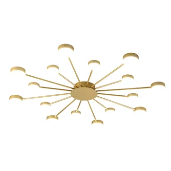

1 Modern LED Ceiling Light Simple Elegant for Living Room Bedroom Kitchen Ceiling Decoration Lighting Fixture Gold Black