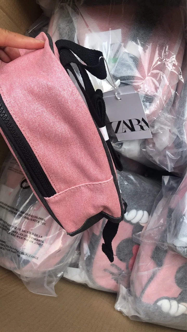 Детский рюкзак Дисней, Сумка с Минни Маус для девочек, маленькая школьная сумка для детского сада, сумка для книг, брезентовый Рюкзак