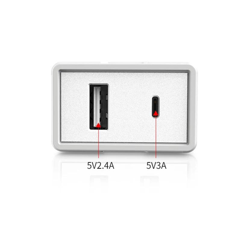 29W USB/ Type C PD Adapter Fast Charging Travel Charger for Smartphone OD889