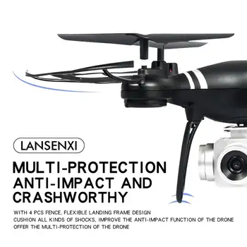 

LF608 Wifi FPV RC Drone Quadcopter with Wide Angle HD 0.3MP/2.0MP/5.0MP Camera Hold Mode Foldable Arm RC Drones