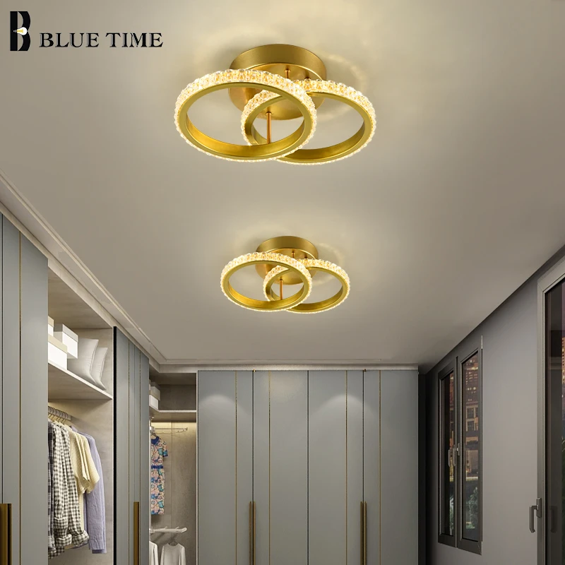Round&Square Modern Ceiling Light Home 110v 220v Ceiling Lamp For Aisle Corridor Lamp Lustre Livng Room Bedroom Dining Room
