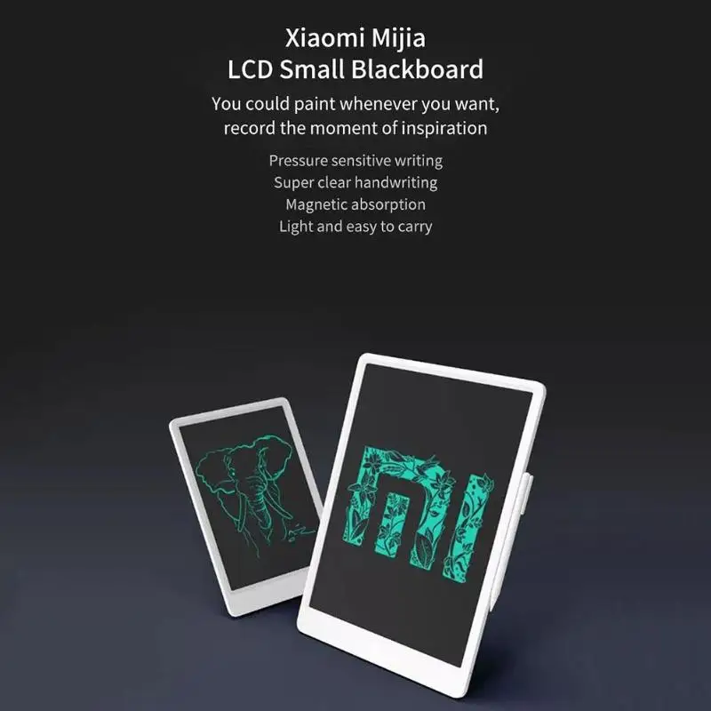 Xiaomi mi jia ЖК-планшет с ручкой 10 13,5 дюймов цифровой графический планшет для рисования сообщений электронный блокнот для рукописного ввода умный дом
