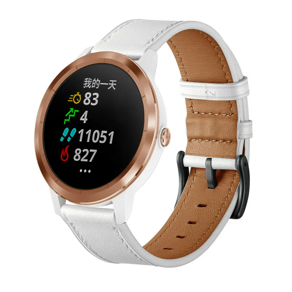 Кожаный ремешок для Garmin Vivoactive, 3 ремешка, спортивный ремешок из натуральной кожи, сменный ремешок, ремешок для часов, наручные часы, браслет