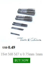 Description Picture 6 of item1Set 7/16-28 7/16 28 Metric HSS Right Hand Tap & Die Threading For Tool Machining functional durable Cost-effective