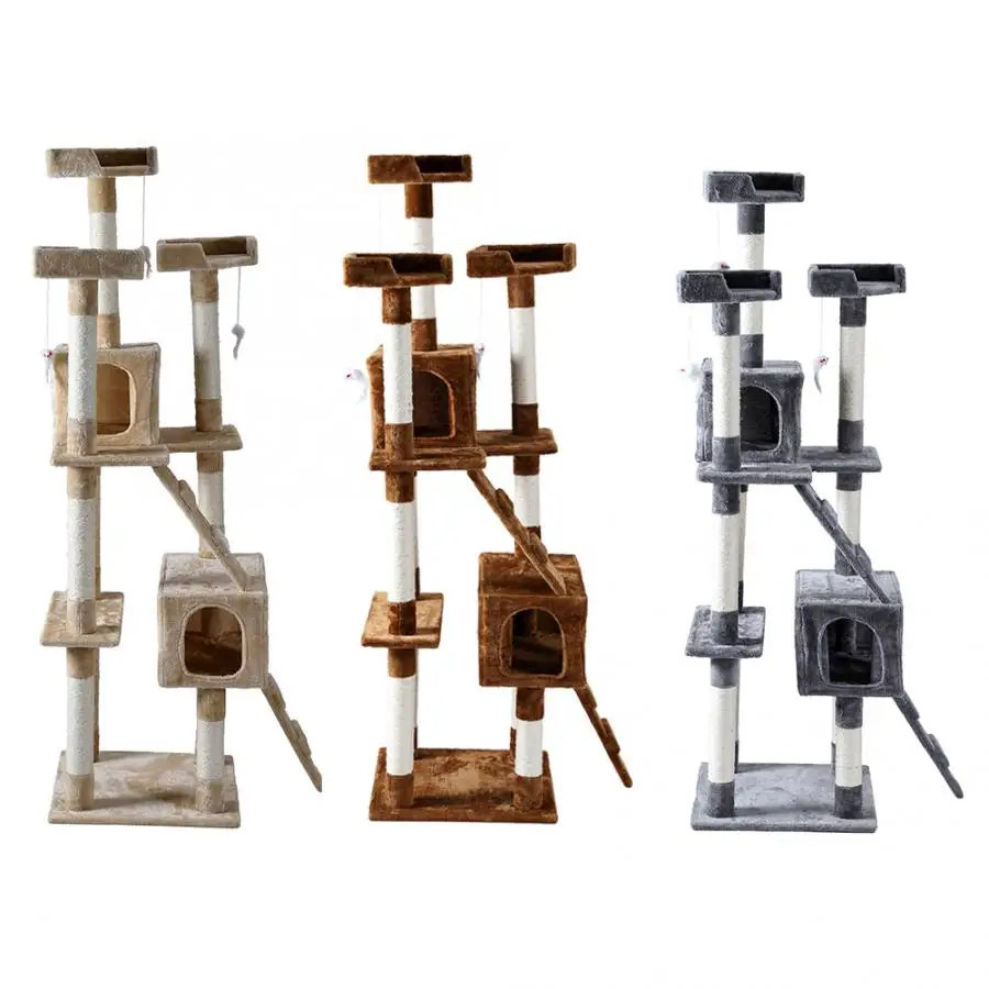 5 слойная большая кошачья когтеточка вертикальная котята лазанья домик для