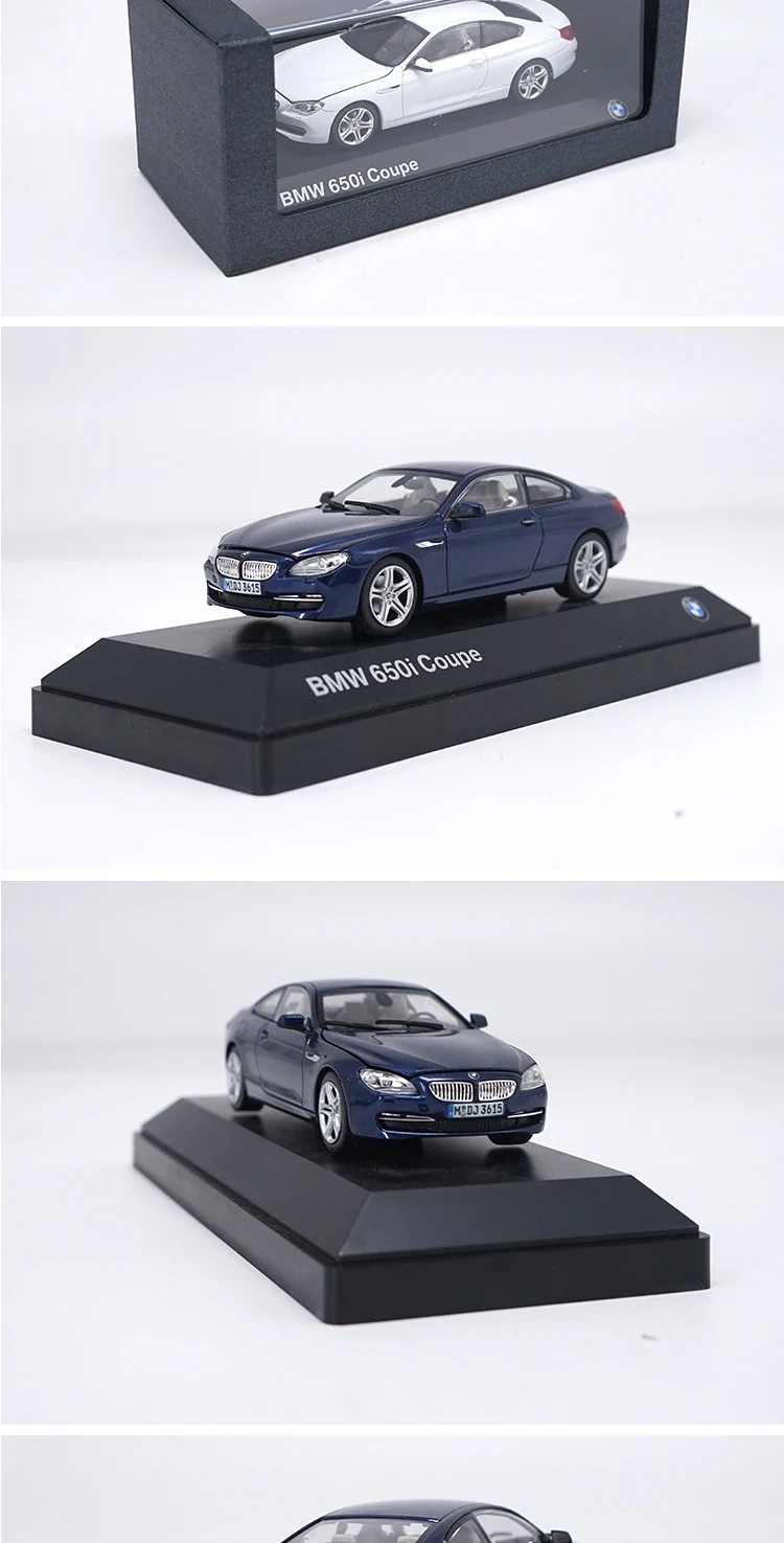 Высокая тщательная 1:43 650i сплав модель автомобиля статические металлические модельные автомобили с оригинальной коробкой для коллекционирования подарок