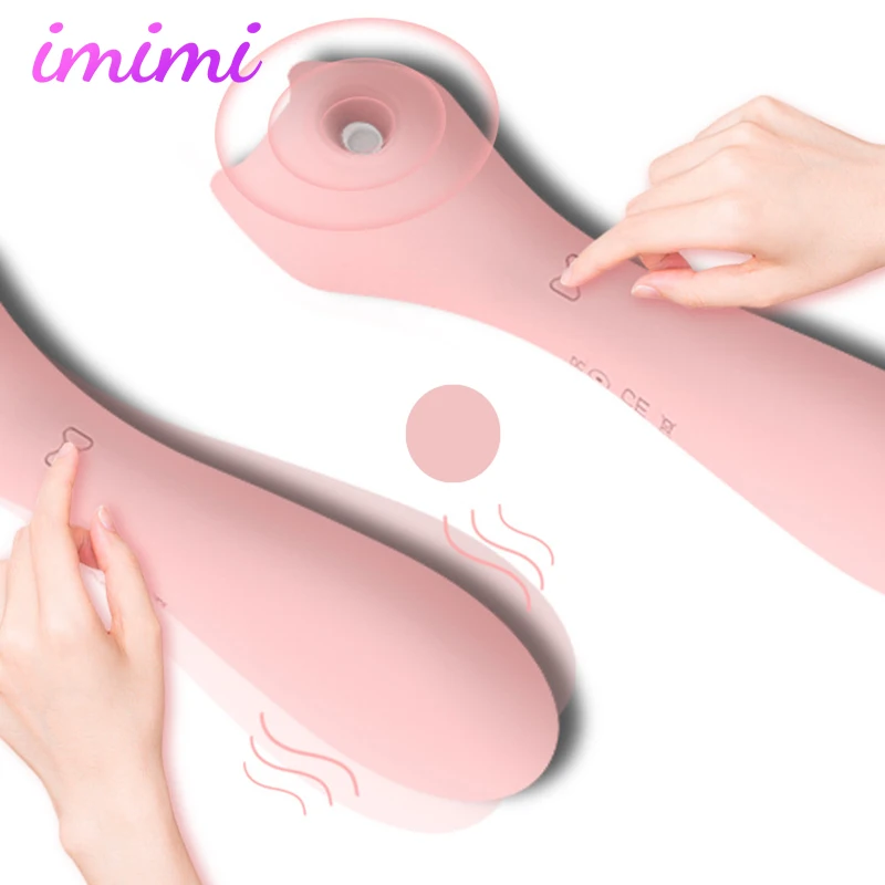 Nipple Sucker Body Massager Vibrators 10 Frequency Vibration Magic Motion Blowjob Tongue Sucking Strapon Adult Sex Toy for Women