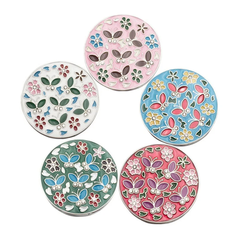 

Creative Retro Round Handbag Hook Zinc Alloy Bag Hook Portable Foldable Household Bag Hook For Table Side 40mm