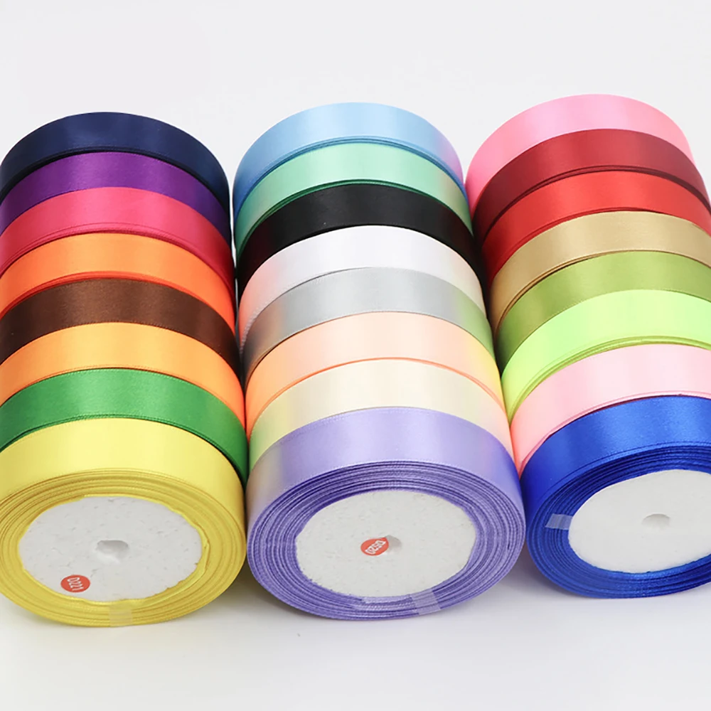 

25 Colors Ribbon Grosgrain Dacron Buckle Gift Packing Tape Wedding Clothing Accessories Chritmas Bows Decoration Party Supplies