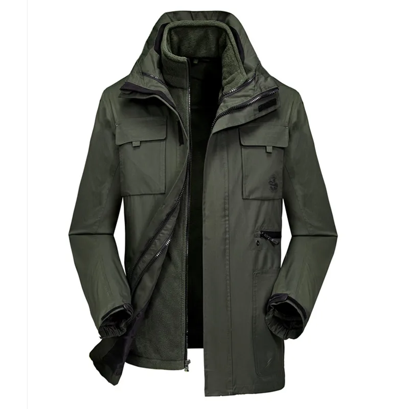 2 шт. зимние куртки для мужчин Camp Softshell водонепроницаемые куртки сохраняющие тепло флисовое пальто для туризма горный туризм Охота лыжные куртки пальто