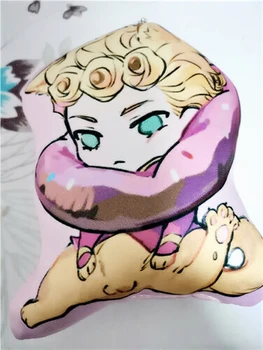 

Cosmile JoJos Bizarre Adventure Giorno Giovanna Guido Plush Keychain Wallet Keyring Creative Keychain limited cosplay
