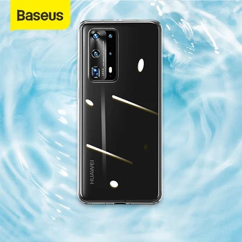 

Baseus Super Thin Phone Case Transparent Cover Case For Huawei P40 P40 Pro Phone Protector Thin Case Waterproof Back Cover Coque