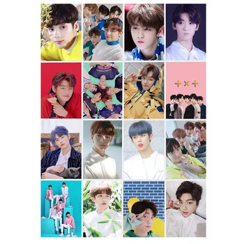 

New 16Pcs/setKPOP TXT Album Self Made Paper Lomo Card Photo Card Poster HD Photocard Fans Gift Collection