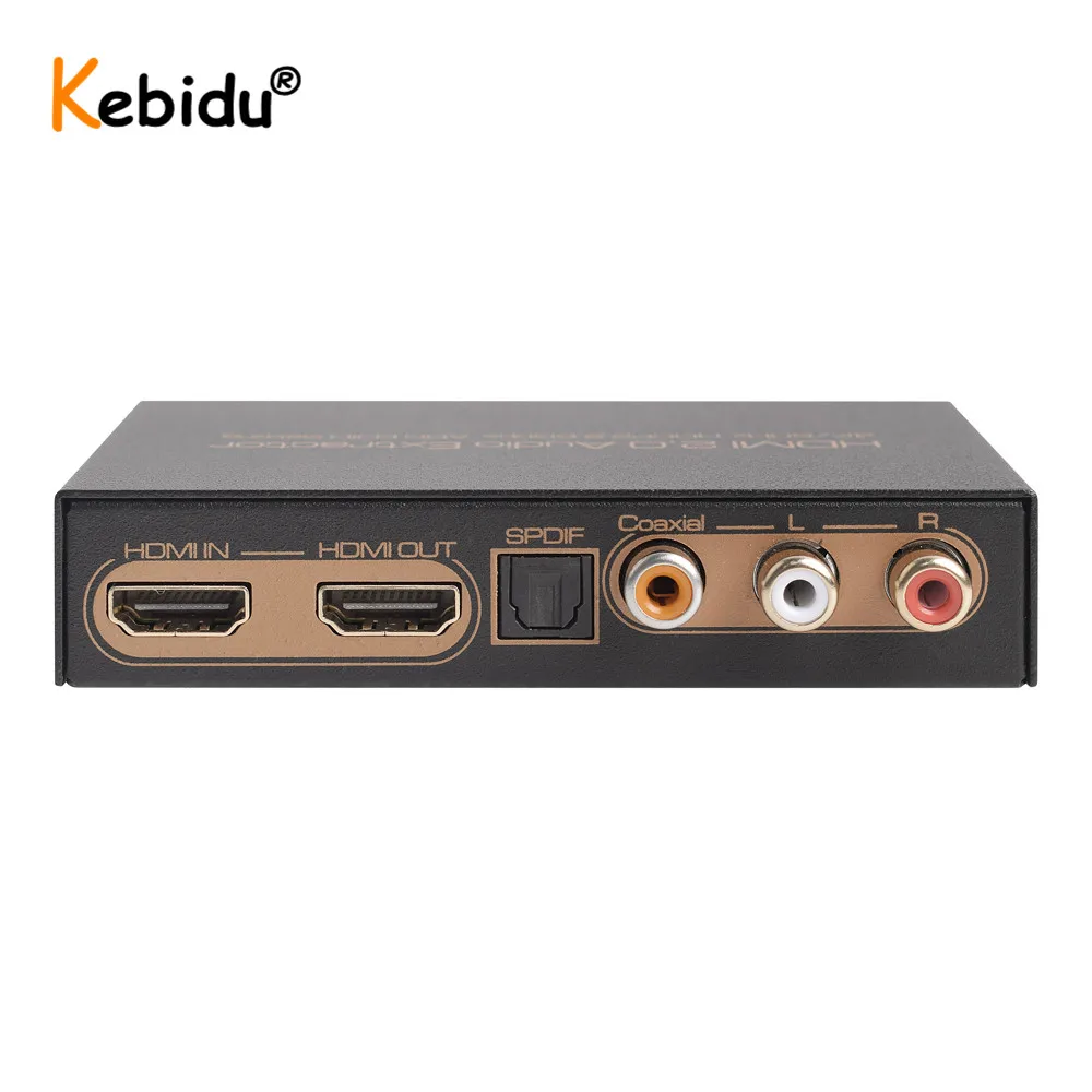 HDMI 2 0 аудио экстрактор сплиттер 4K SPDIF переключатель HDR коробка ARC 5 1