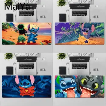 

Maiya Top Quality Cartoon Cute Lilo and Stitch Rubber Mouse Durable Desktop Mousepad Free Shipping Large Mouse Pad Keyboards Mat