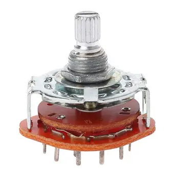 

New Guitar Amplifier Channel Band Rotary Switch Selector 3 Pole 4 Position 3P4T