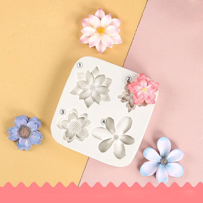 Little Flower Series Silicone Mold – Fondant, Sugarcraft, Chocolate, and Gumpaste Bakin... - SKU BTCD1017 - UGI Packaging